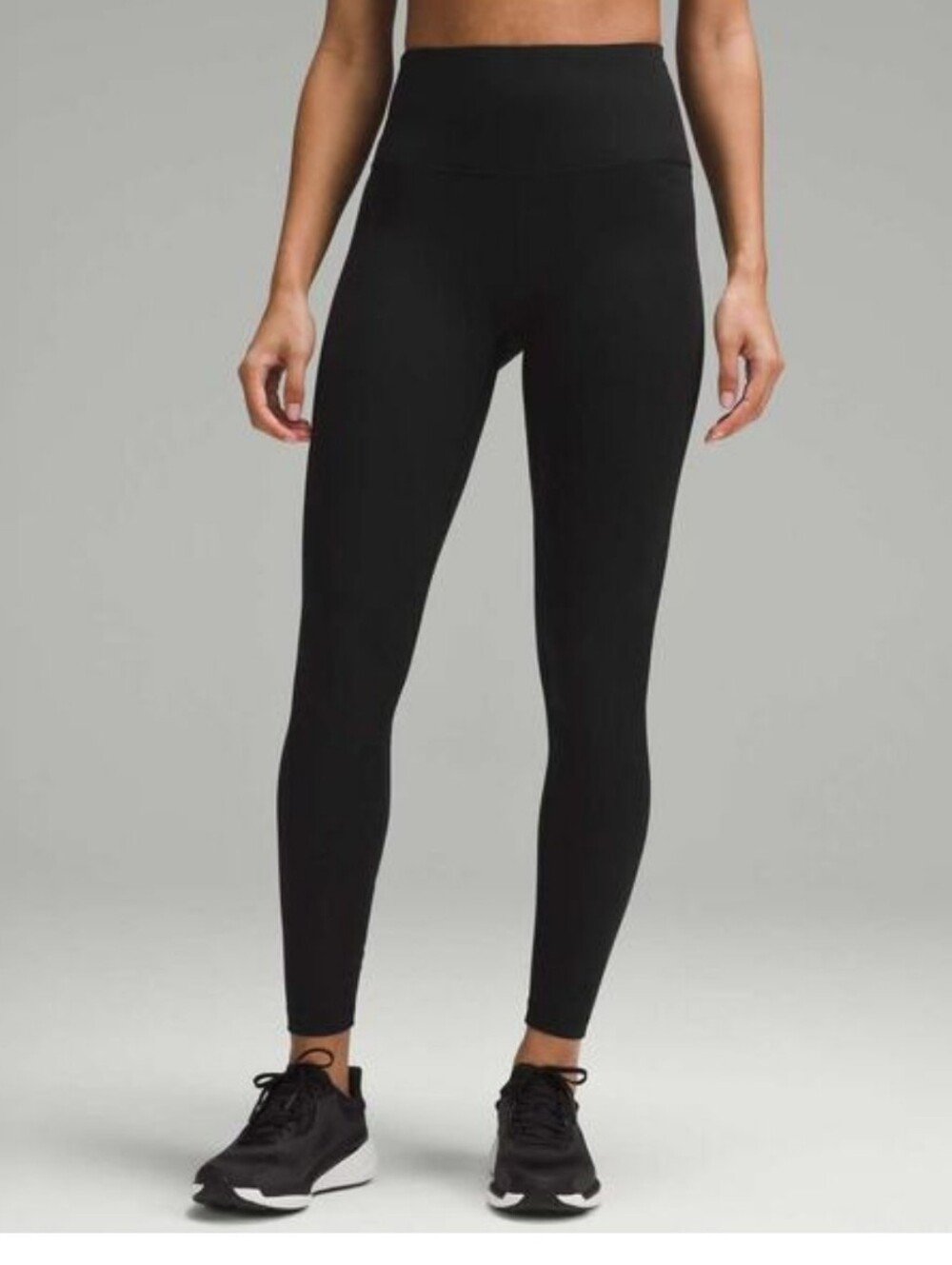 Lululemon Wunder Train Ribbed High-Rise Black 25" Leggings Size 8 - Picture 2 of 6